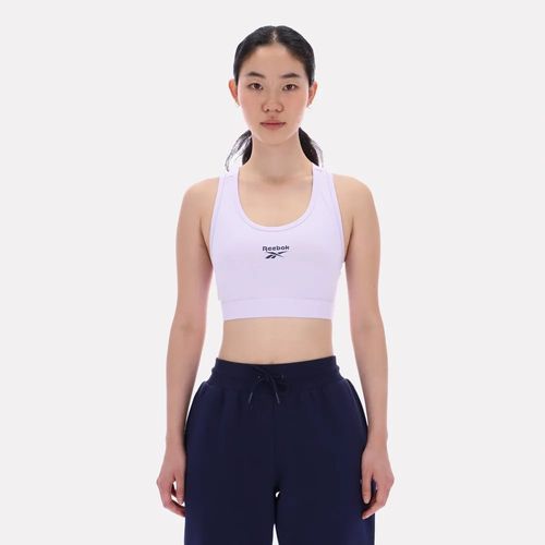 Top Deportivo Classics | Piper Scoop Neck Small Logo Bra Top | Mujer