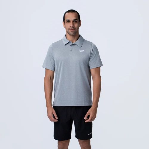 Polo Gris | Poly Ss Polo Shirt | Hombre