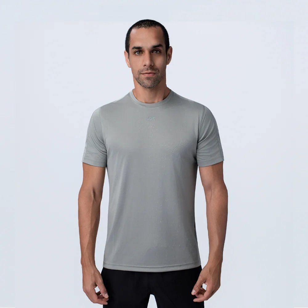 Polo Gris | Poly Vector Logo Tee | Hombre