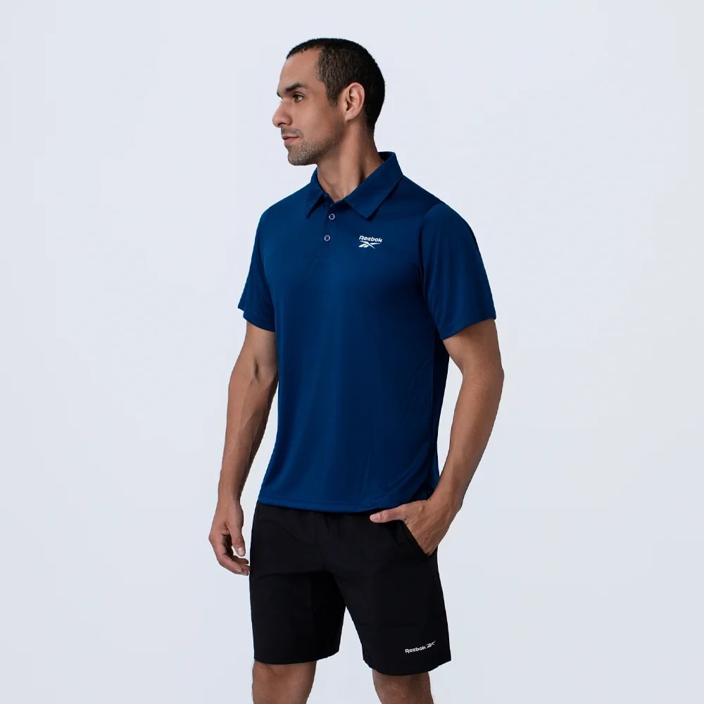 Polo Azul | Poly Ss Polo Shirt | Hombre - Imagen 2