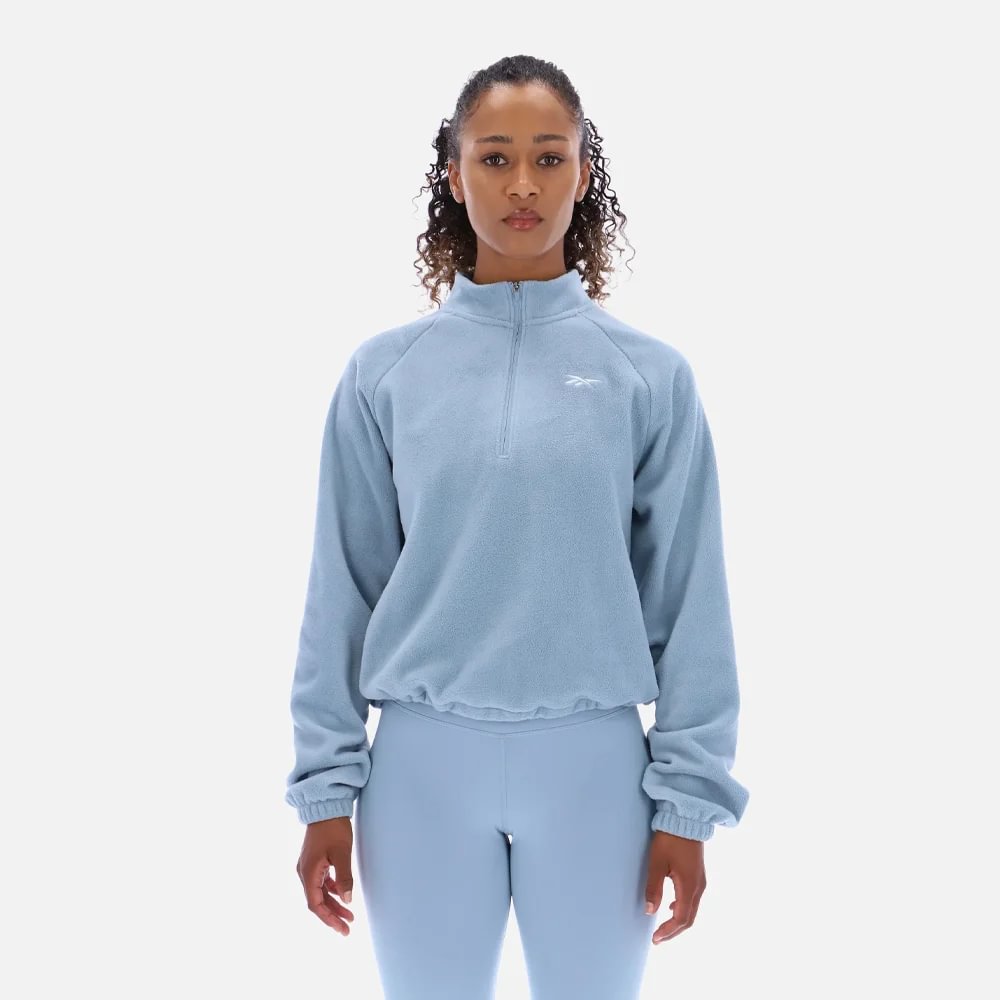 Casaca Running | Myla Crop 1/4 Zip | Mujer - Imagen 1