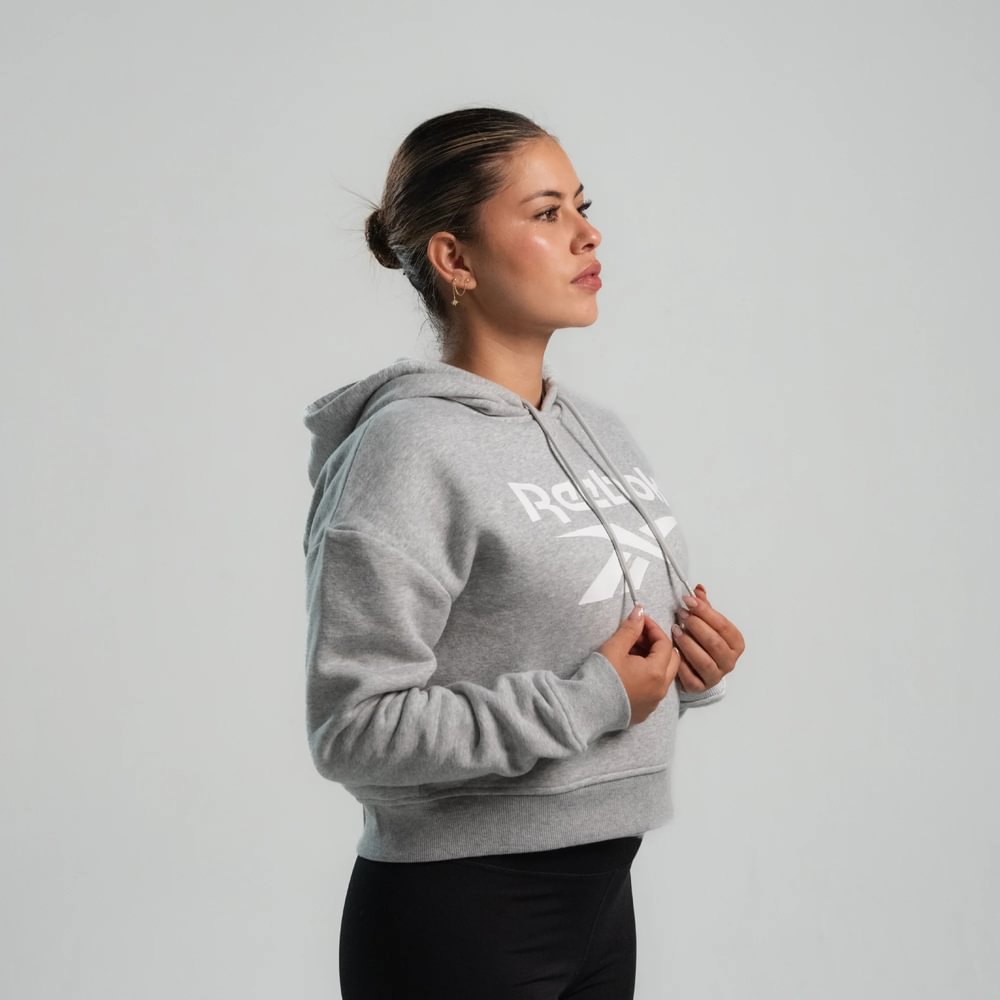 Polera Con Capucha Classics | Women Big Logo Fleece Hoodie | Mujer - Imagen 2