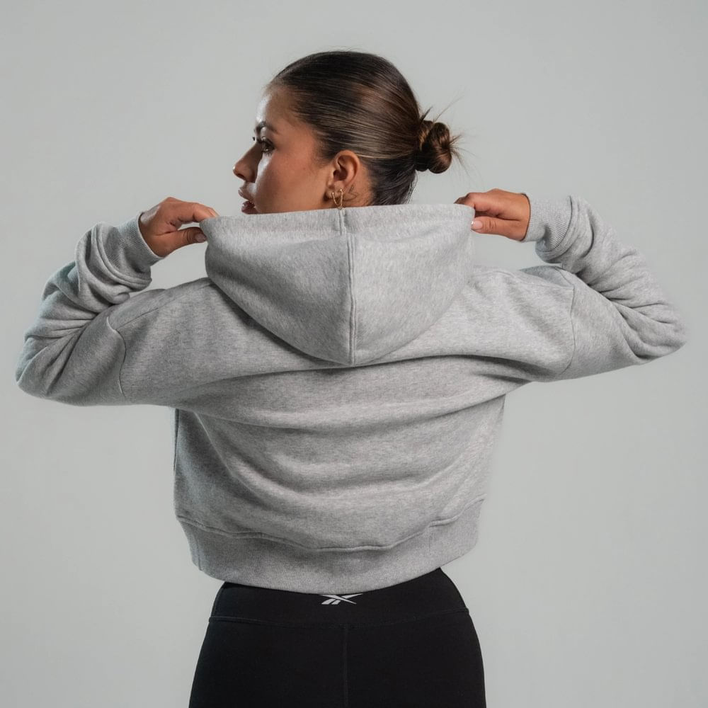 Polera Con Capucha Classics | Women Big Logo Fleece Hoodie | Mujer - Imagen 3