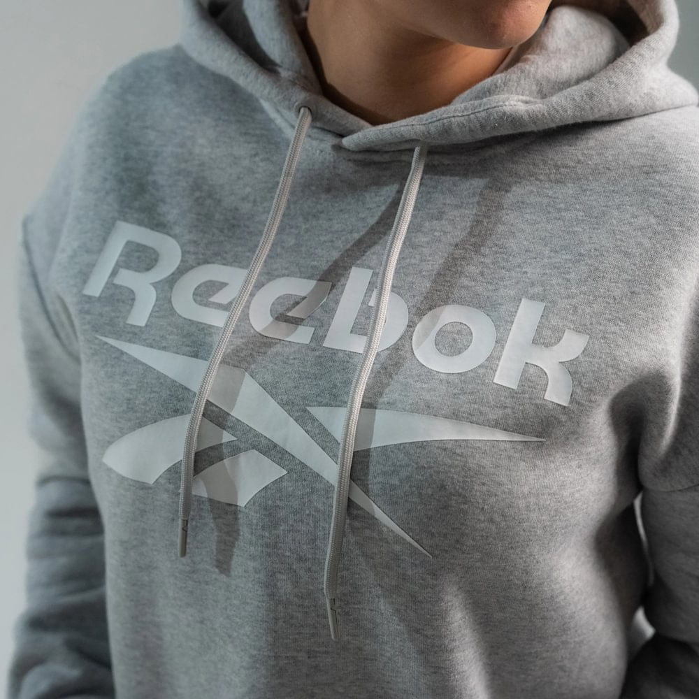 Polera Con Capucha Classics | Women Big Logo Fleece Hoodie | Mujer - Imagen 4