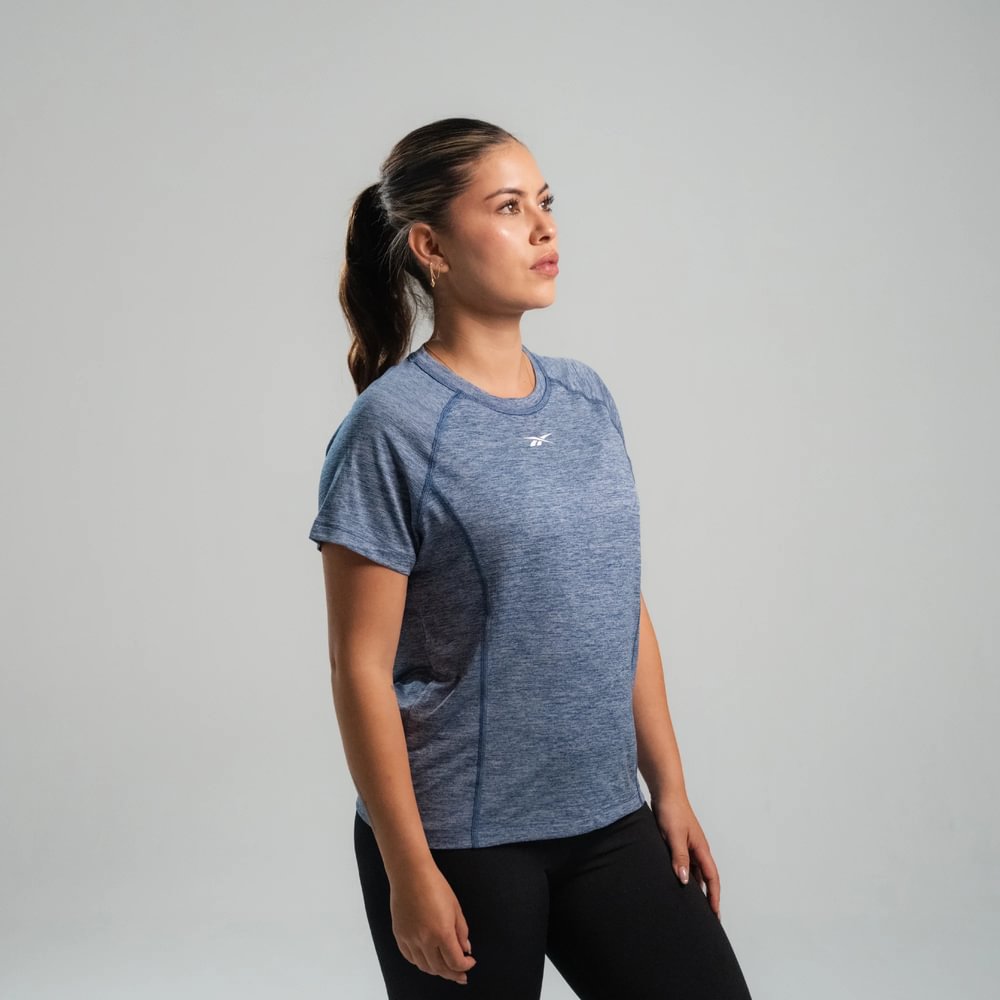 Polo Training | Id  Train W Melange Tee | Mujer - Imagen 2