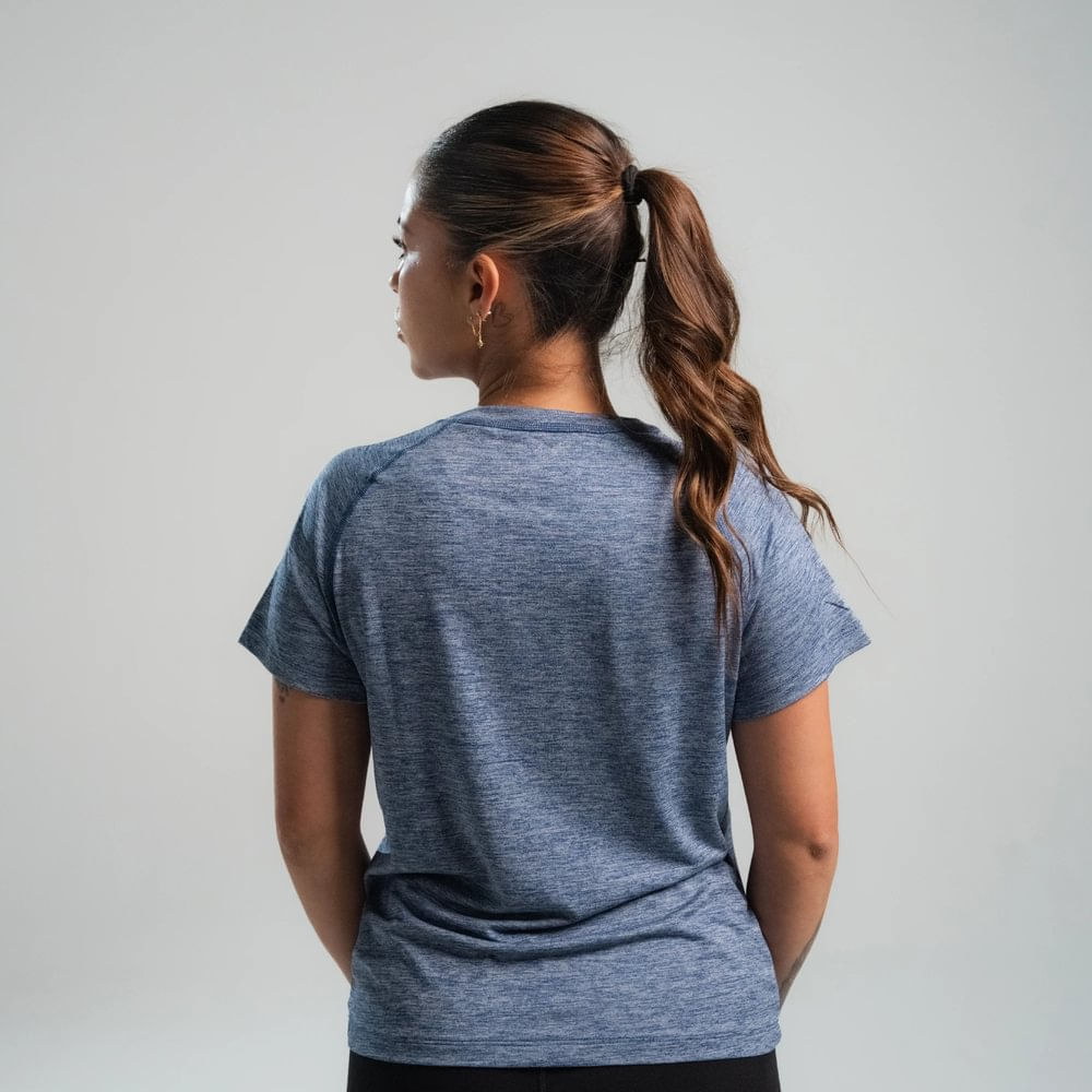 Polo Training | Id  Train W Melange Tee | Mujer - Imagen 3