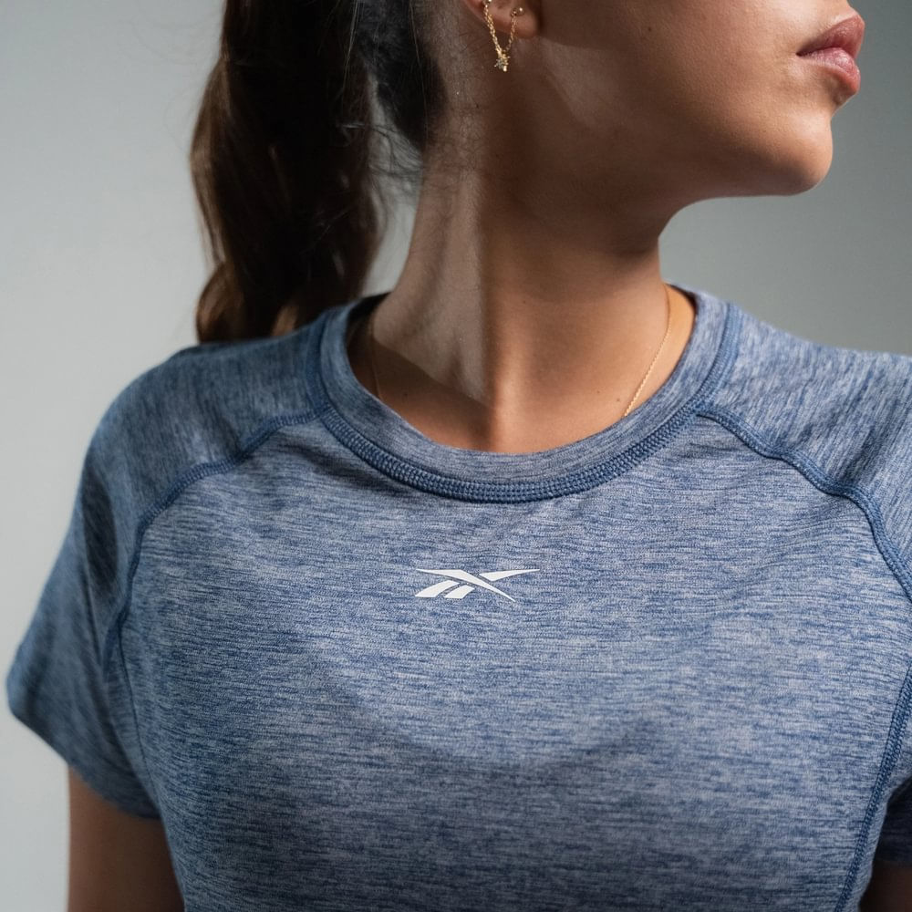Polo Training | Id  Train W Melange Tee | Mujer - Imagen 4