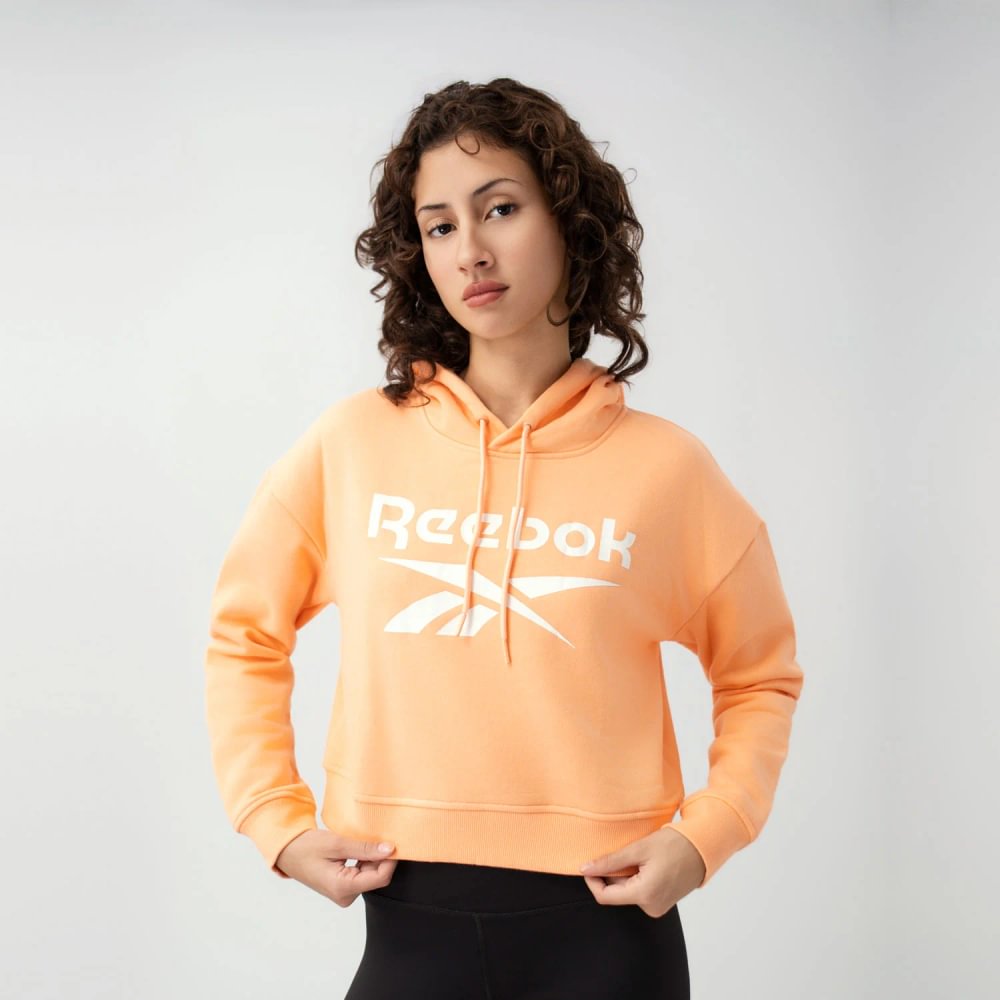 Polera Con Capucha Classics | Women Big Logo Fleece Hoodie | Mujer - Imagen 4