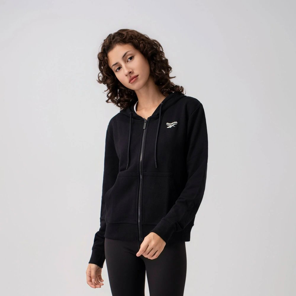 Polera Con Capucha Classics | Women Small Logo Fz Hoodie | Mujer