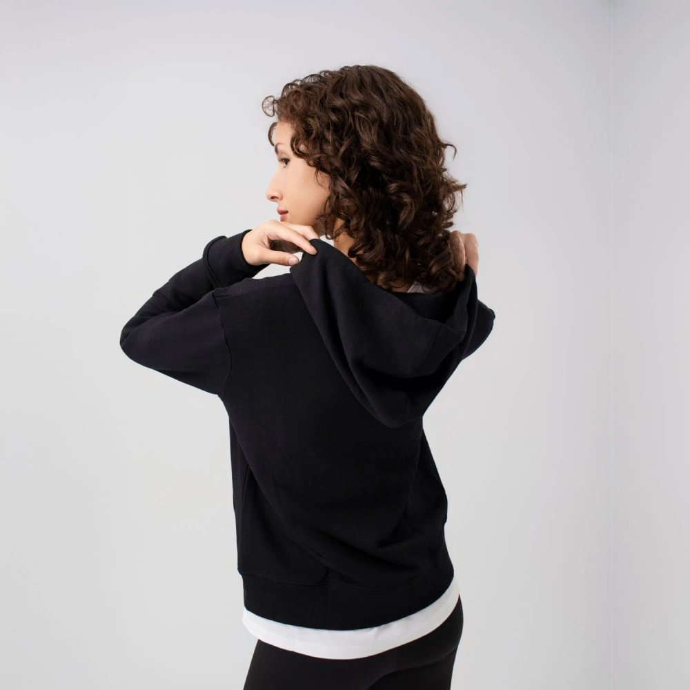 Polera Con Capucha Classics | Women Small Logo Fz Hoodie | Mujer - Imagen 2