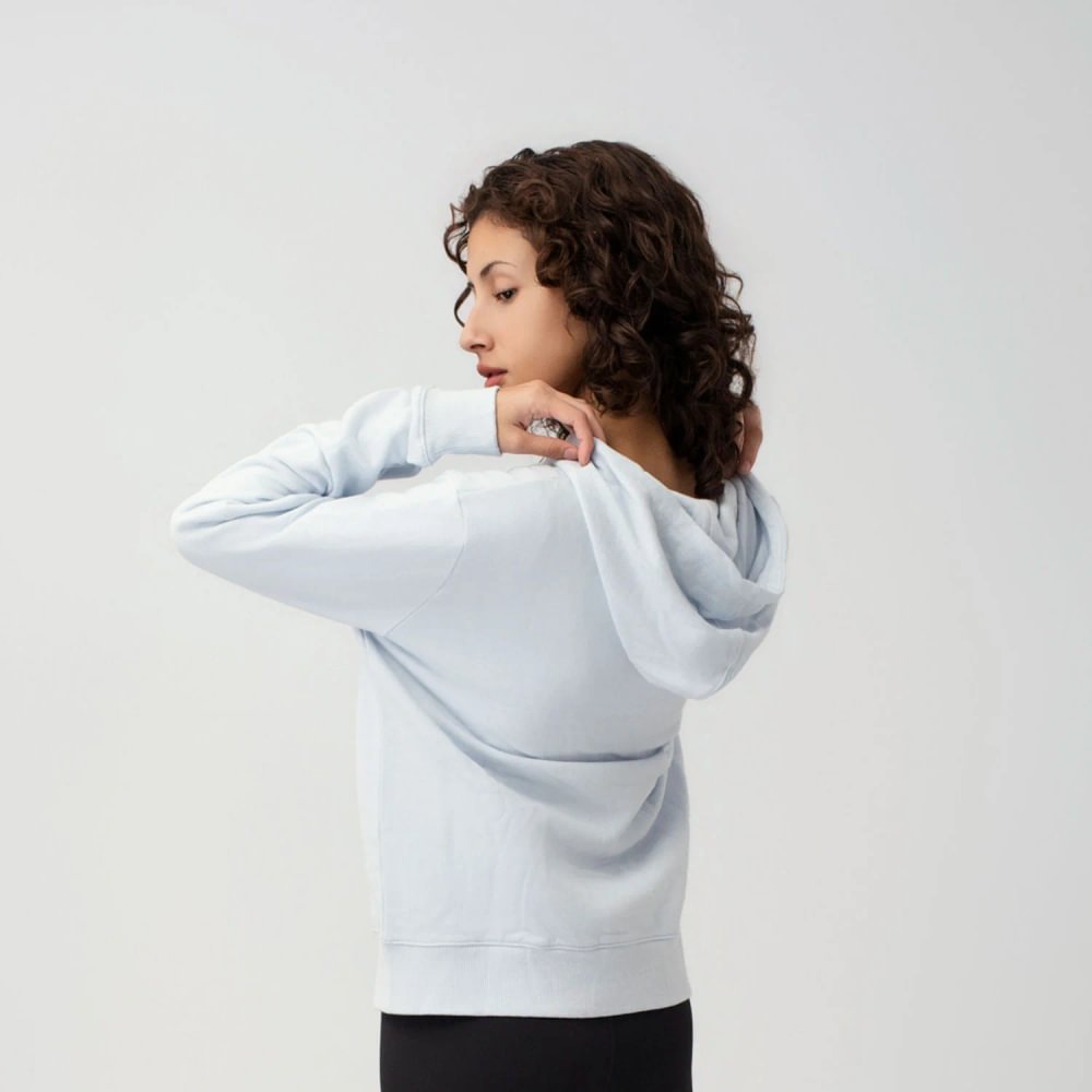 Polera Con Capucha Classics | Women Small Logo Fz Hoodie | Mujer - Imagen 2