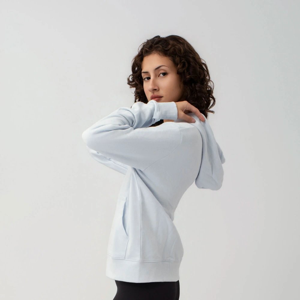 Polera Con Capucha Classics | Women Small Logo Fz Hoodie | Mujer - Imagen 3