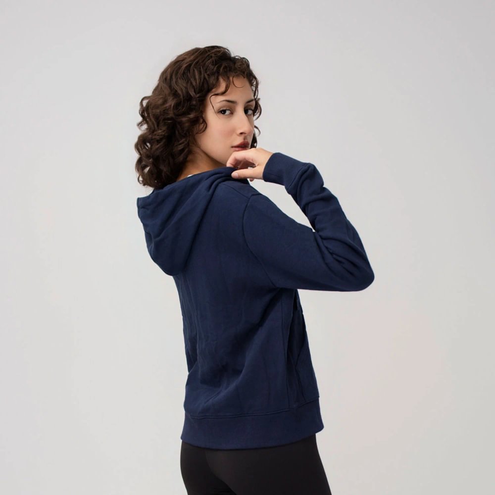 Polera Con Capucha Classics | Women Small Logo Fz Hoodie | Mujer - Imagen 2