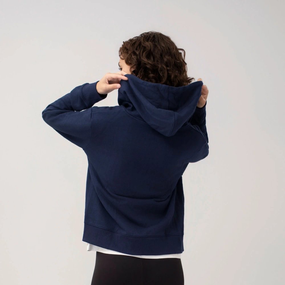 Polera Con Capucha Classics | Women Small Logo Fz Hoodie | Mujer - Imagen 3