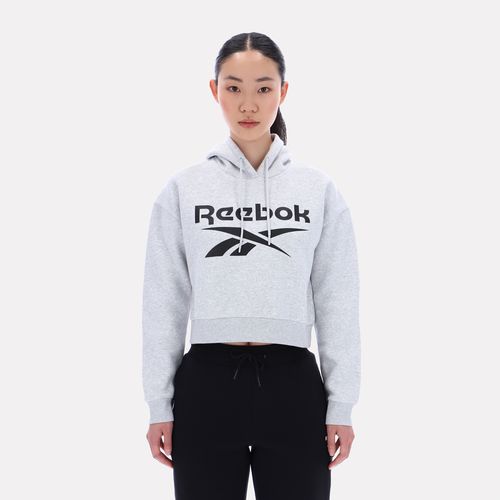 Polera Classics | Madison Logo Oversized Cropped Hoody | Mujer