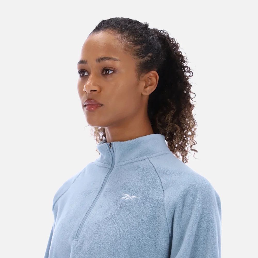Polera Running | Myla Crop 1/4 Zip | Mujer - Imagen 2