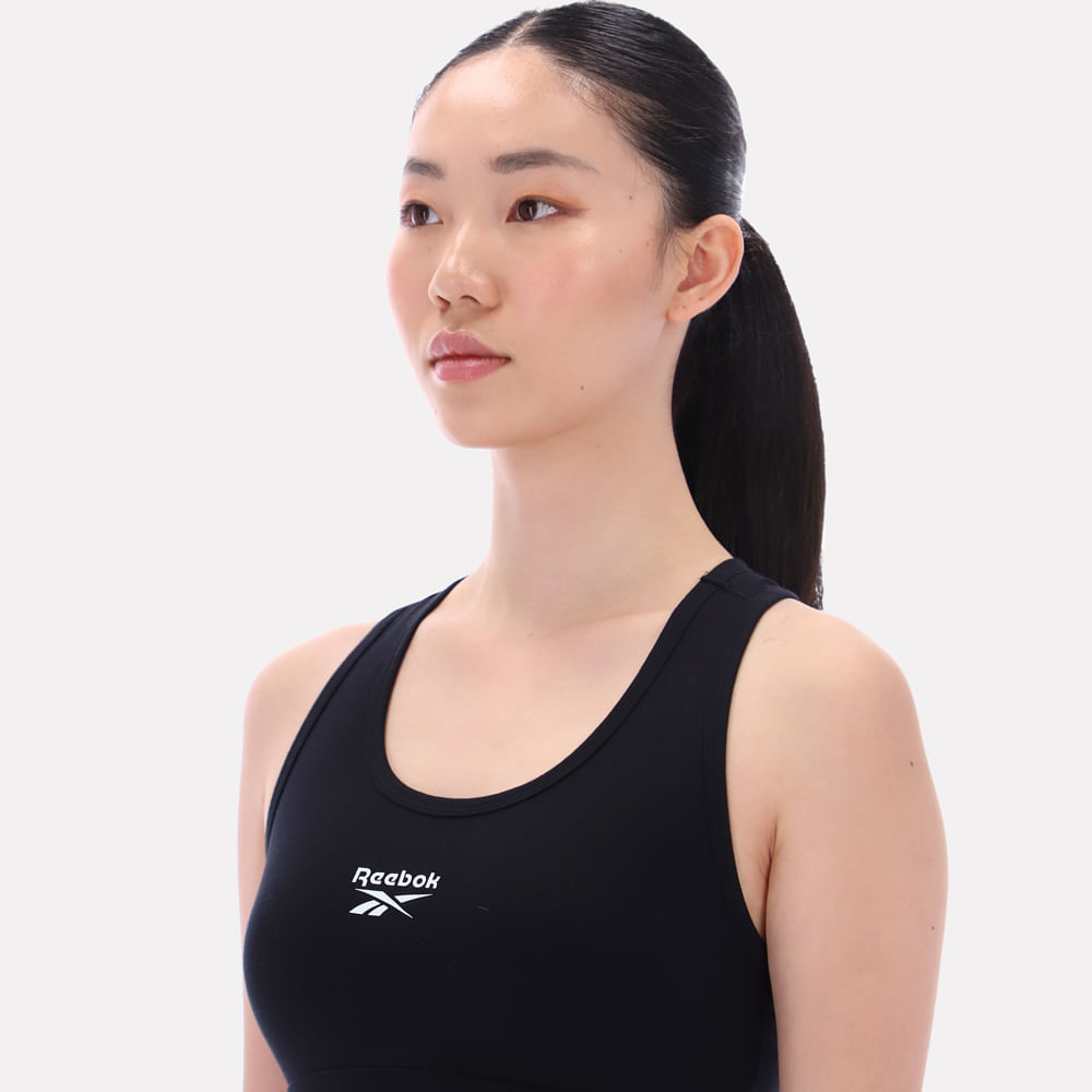 Top Deportivo Classics | Piper Scoop Neck Small Logo Bra Top | Mujer - Imagen 4