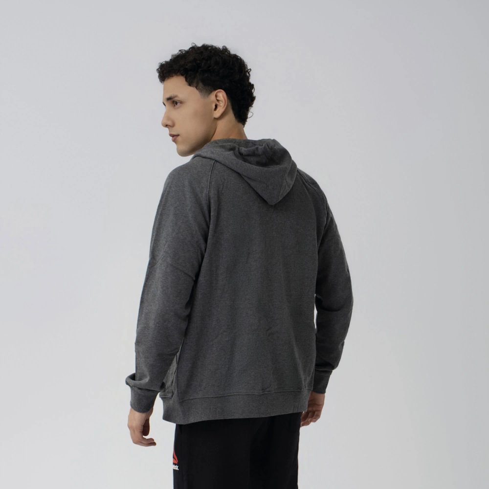 Polera Classics | Zip Melange Terry Hoodie | Hombre - Imagen 2