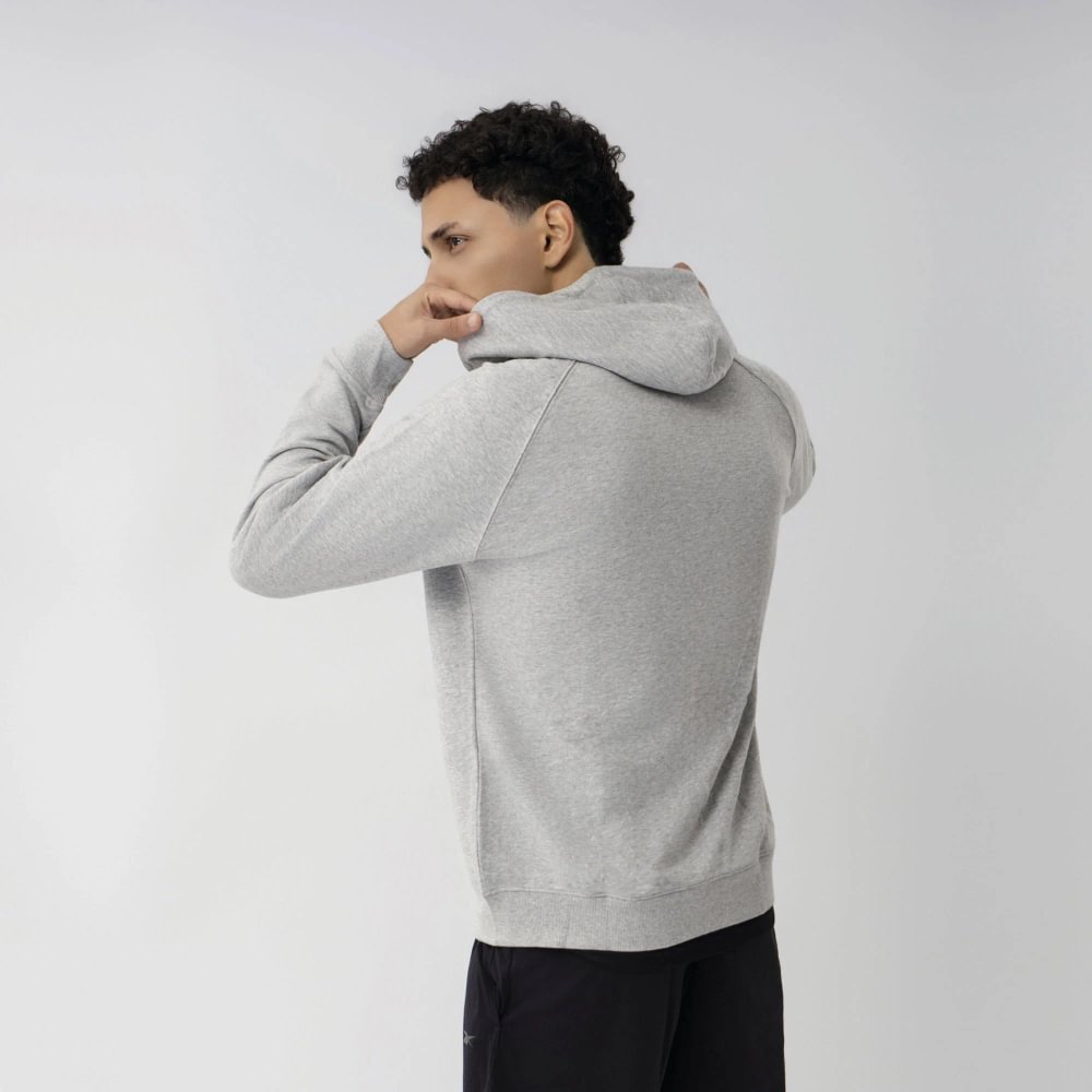 Polera Classics | Zip Melange Terry Hoodie | Hombre - Imagen 2