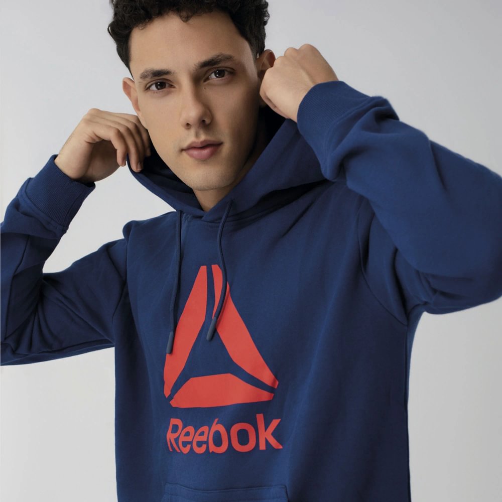 Polera Classics | Rbk Big Delta Hoodie | Hombre - Imagen 4