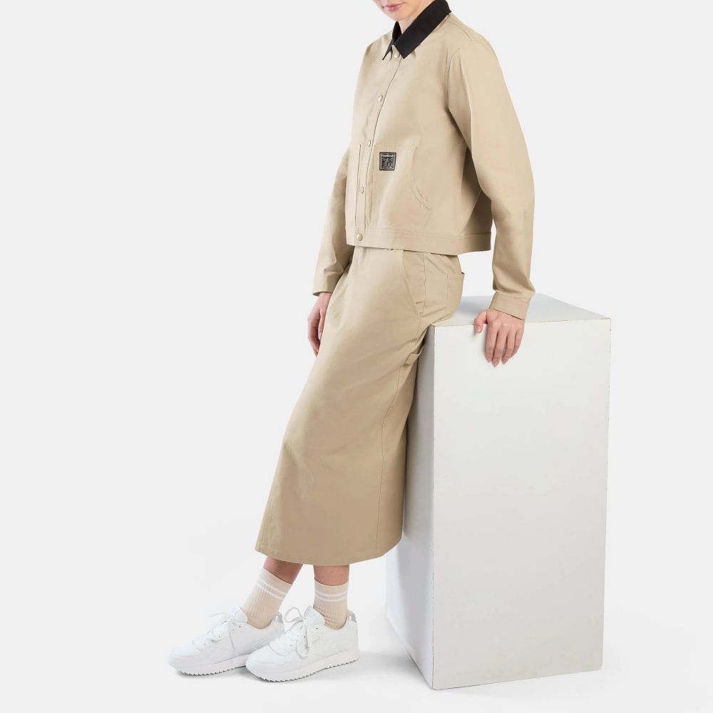 Casaca Classics | Workwear Cropped Canvas Jacket | Mujer - Imagen 3