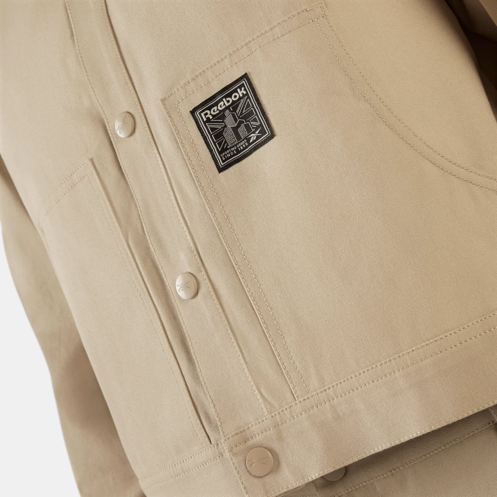 Casaca Classics | Workwear Cropped Canvas Jacket | Mujer - Imagen 4