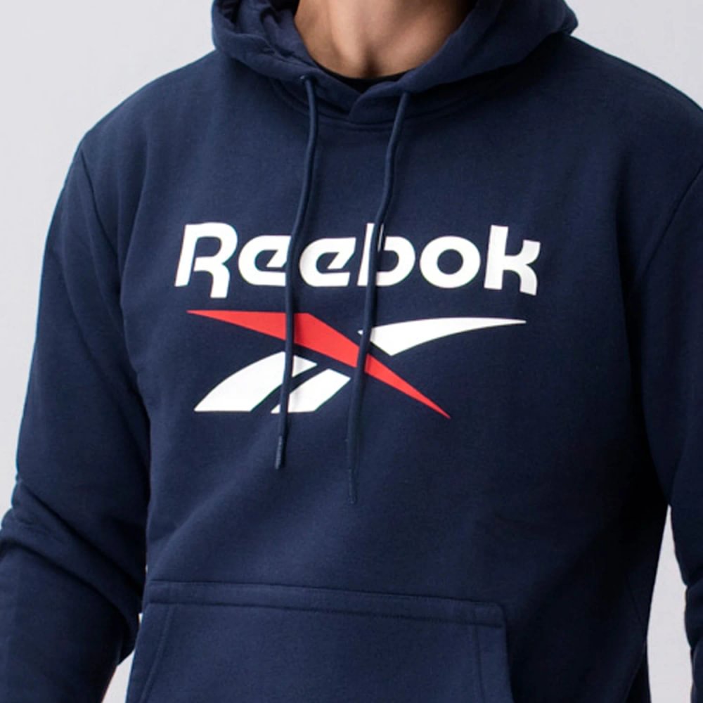 Polera Classics | Big Logo Fleece Hoodie | Hombre - Imagen 4