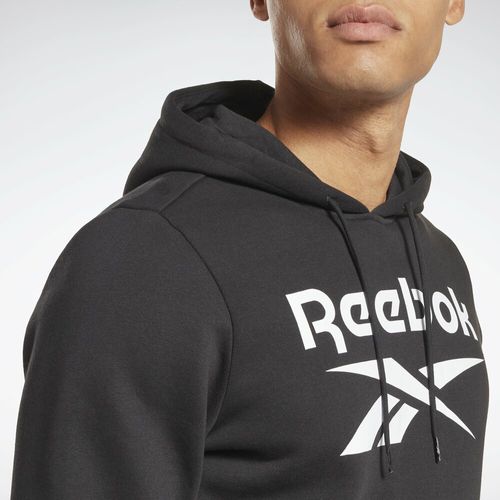 Polera Reebok Identity Fleece Stacked Logo Pullover Hombre