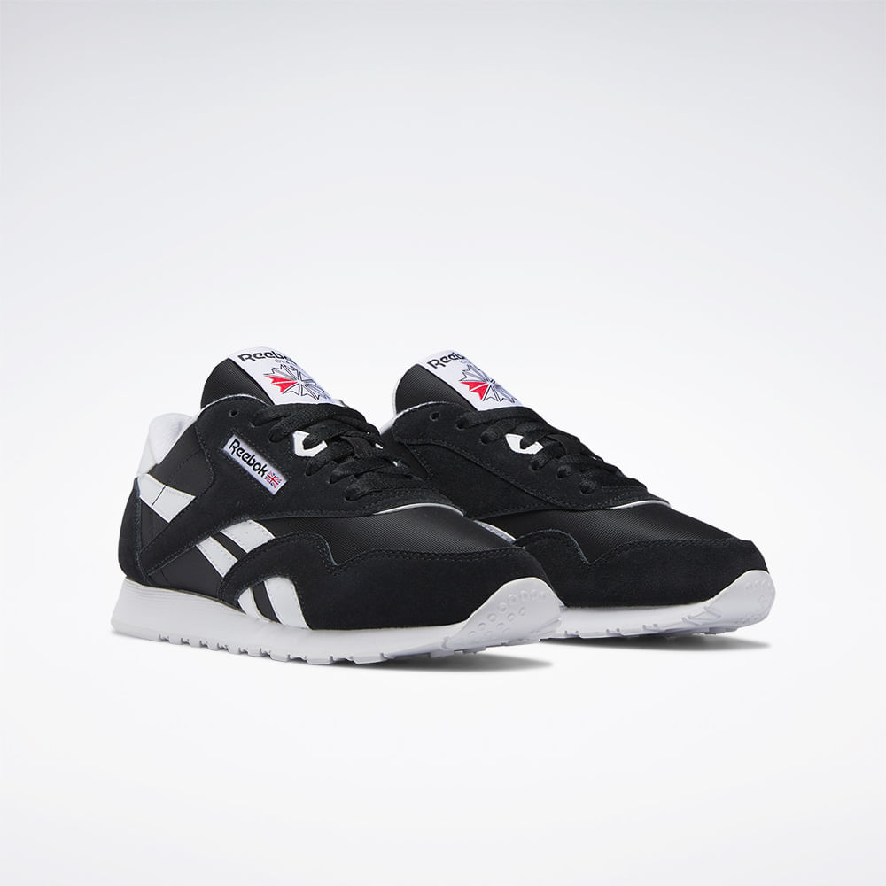 Reebok classic nylon mujer negro on sale