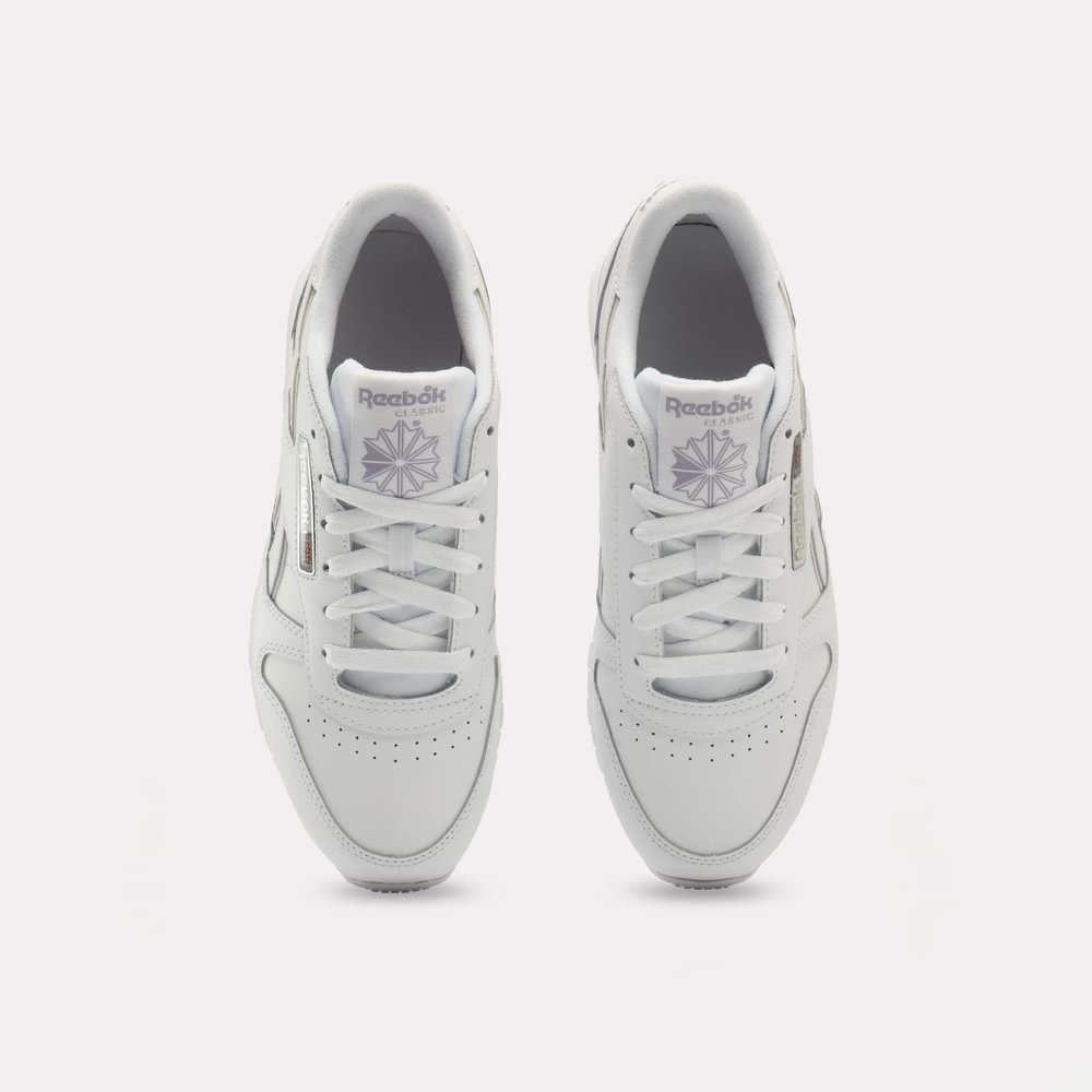 Reebok classic leather mujer plata online