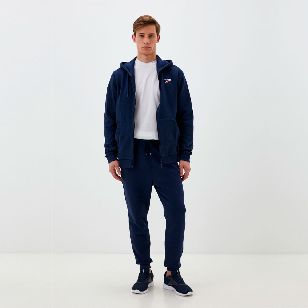 Polera Training | Reebok Identity Sl Fleece Fz | Hombre - Imagen 2